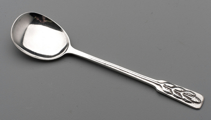 Dryad Metal Works Arts & Crafts Silver Jam Spoon